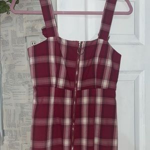 Checkerboard Pink Dress